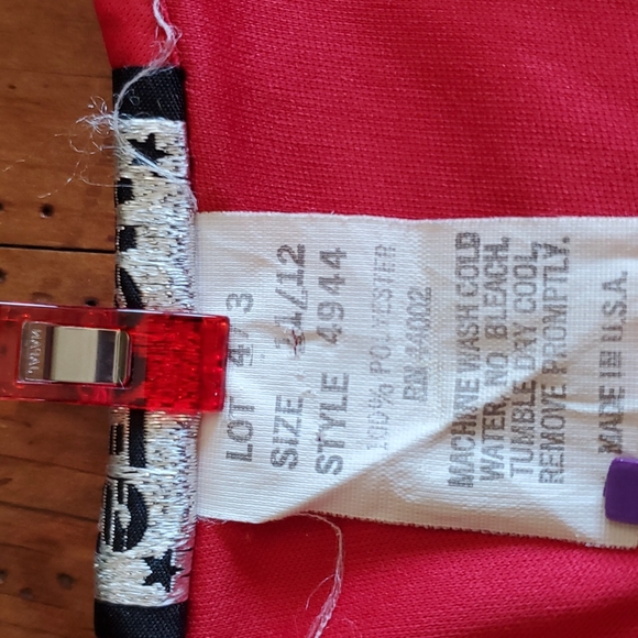 Vintage 70s/80s stretchy red dress - Picture 5 of 15